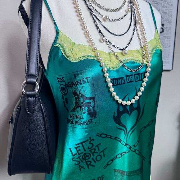 Echoes of Rebellion: Slip Dress - Picture 3 of 7